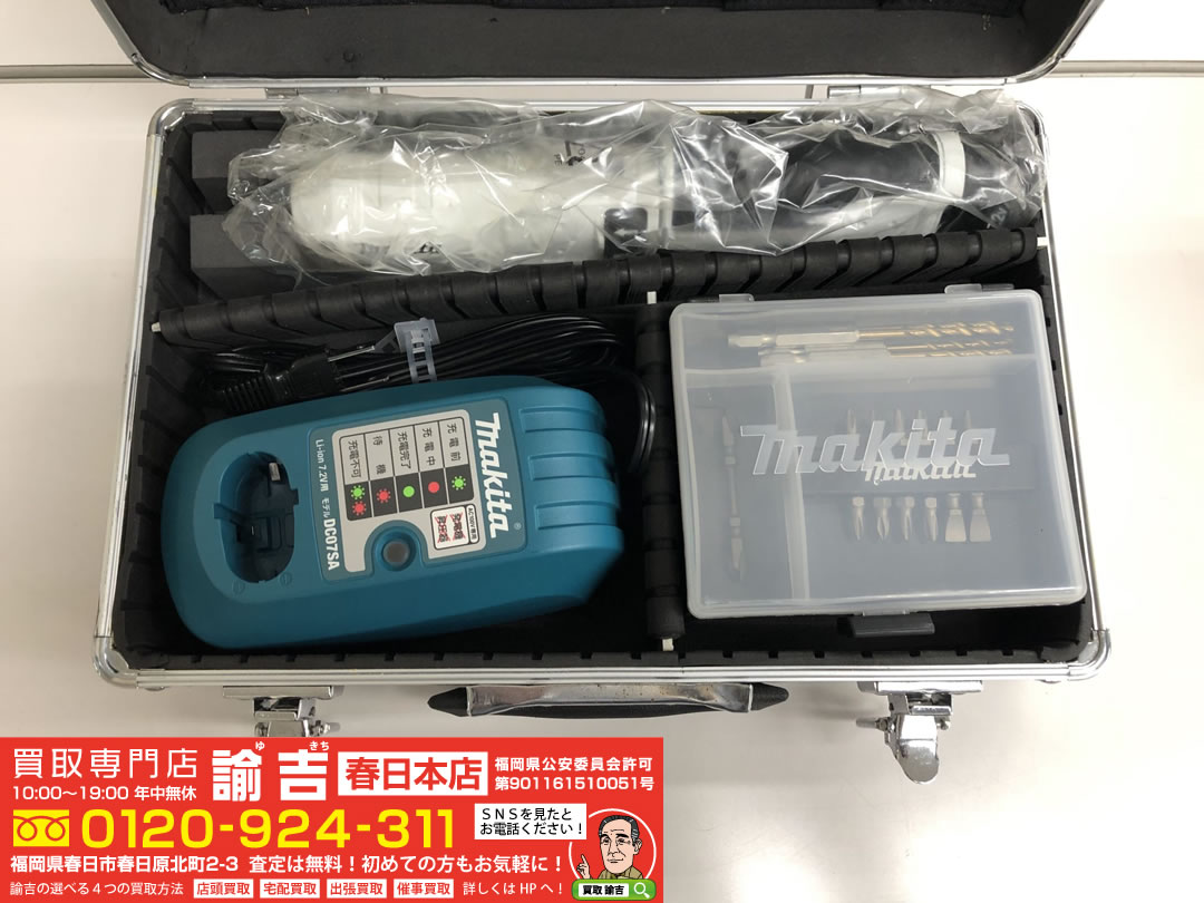 電動工具マキタ充電式ペンインパクトドライバーTD02DSWのお買取がございました！ | 福岡・長崎の買取専門店諭吉（ゆきち）