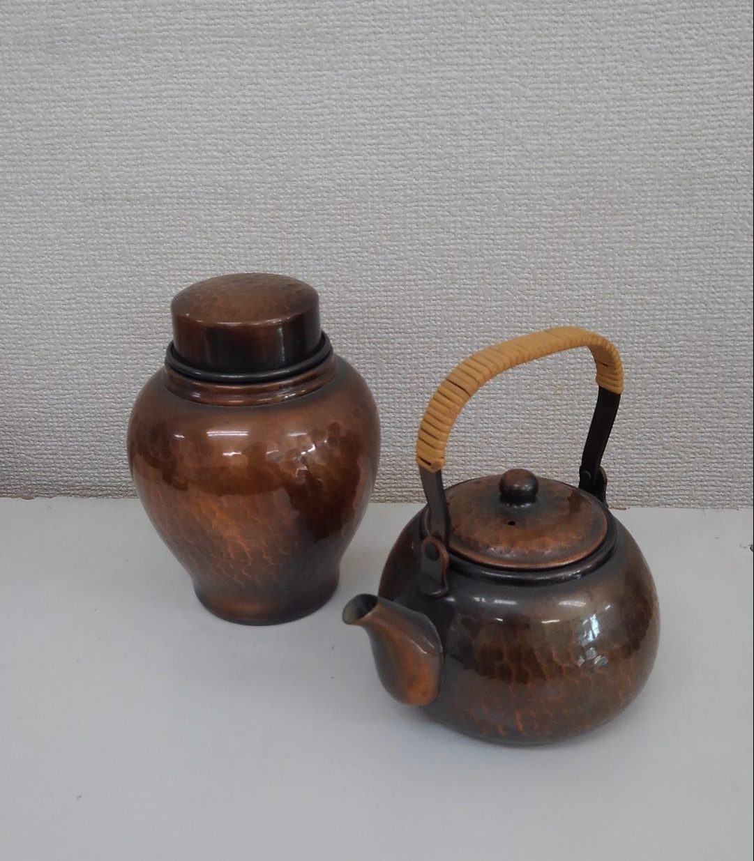 英純堂  桃山古色「茶壺・湯沸」茶道具