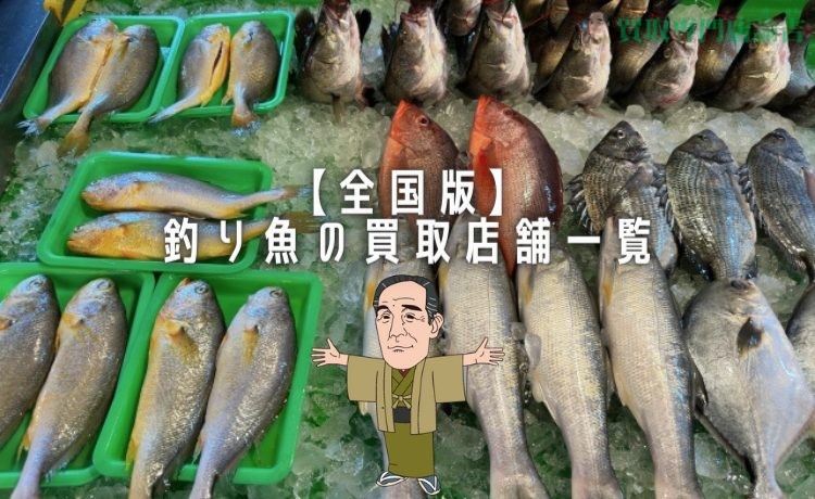 【全国版】釣り魚の買取店舗一覧